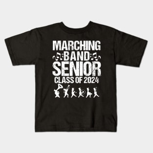 Marching Band Senior 2024 Musician Graduating Class Grad Kids T-Shirt